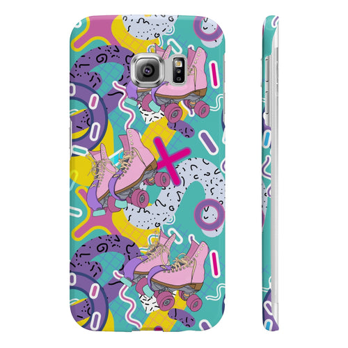 Vivid Roller Skate Slim Phone Case