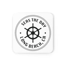 Load image into Gallery viewer, West Coasters Seas The Day Cork Back Coaster Set