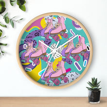 Load image into Gallery viewer, Vivid Roller Skate Wall clock