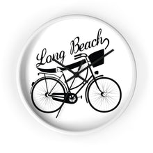 Load image into Gallery viewer, Long Beach Bicycle Wall clock