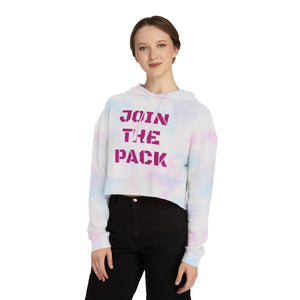 Unisex Join The Pack Cropped Hooded Sweatshirt