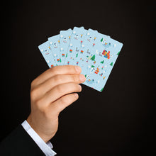 Load image into Gallery viewer, Holiday Havoc Yeti Playing Cards