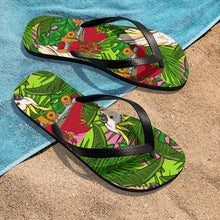 Load image into Gallery viewer, Unisex Jungle Skate Parrot Flip-Flops