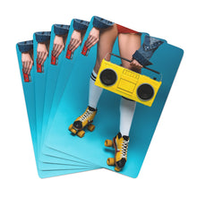 Load image into Gallery viewer, Retro Roller Skater Playing Cards