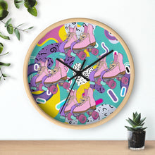 Load image into Gallery viewer, Vivid Roller Skate Wall clock