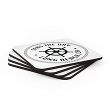 Load image into Gallery viewer, West Coasters Seas The Day Cork Back Coaster Set