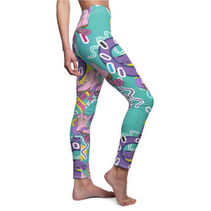 Vivid Roller Skate Casual Leggings