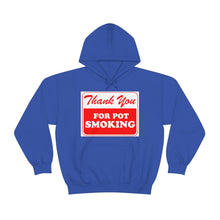 Load image into Gallery viewer, Thank You For Pot Smoking Unisex Heavy Blend™ Hooded Sweatshirt