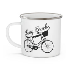 Load image into Gallery viewer, Long Beach Bicycle Enamel Camping Mug