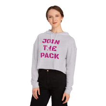 Load image into Gallery viewer, Unisex Join The Pack Cropped Hooded Sweatshirt