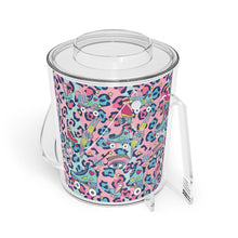 Load image into Gallery viewer, Wild About the 80’s Ice Bucket with Tongs