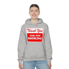 Load image into Gallery viewer, Thank You For Pot Smoking Unisex Heavy Blend™ Hooded Sweatshirt