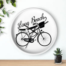 Load image into Gallery viewer, Long Beach Bicycle Wall clock