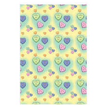 Load image into Gallery viewer, Thrill Me Candy Hearts Wrapping Paper