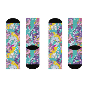 Vivid Roller Skate Crew Socks