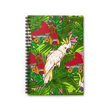 Load image into Gallery viewer, Jungle Skate Parrot Spiral Notebook