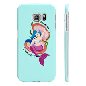 Long Beach Mermaids Club Slim Phone Case