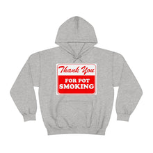 Load image into Gallery viewer, Thank You For Pot Smoking Unisex Heavy Blend™ Hooded Sweatshirt