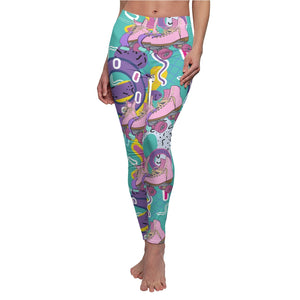 Vivid Roller Skate Casual Leggings