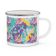 Load image into Gallery viewer, Vivid Roller Skate Enamel Camping Mug