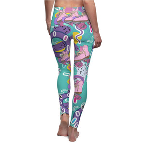 Vivid Roller Skate Casual Leggings