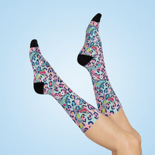 Load image into Gallery viewer, Wild About the 80&#39;s Roller Skate Crew Socks