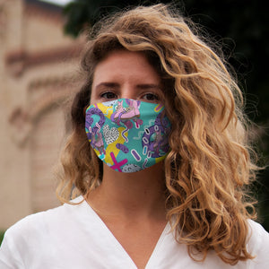 Vivid Rollerskate Snug-Fit Polyester Face Mask