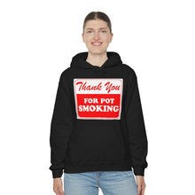 Load image into Gallery viewer, Thank You For Pot Smoking Unisex Heavy Blend™ Hooded Sweatshirt