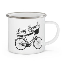 Load image into Gallery viewer, Long Beach Bicycle Enamel Camping Mug