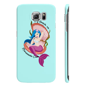 Long Beach Mermaids Club Slim Phone Case