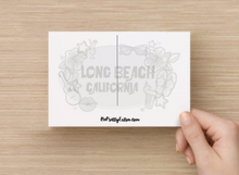 Load image into Gallery viewer, Long Beach Neon Postcard